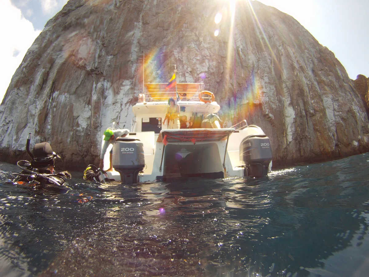 Diving at Gordon Rocks